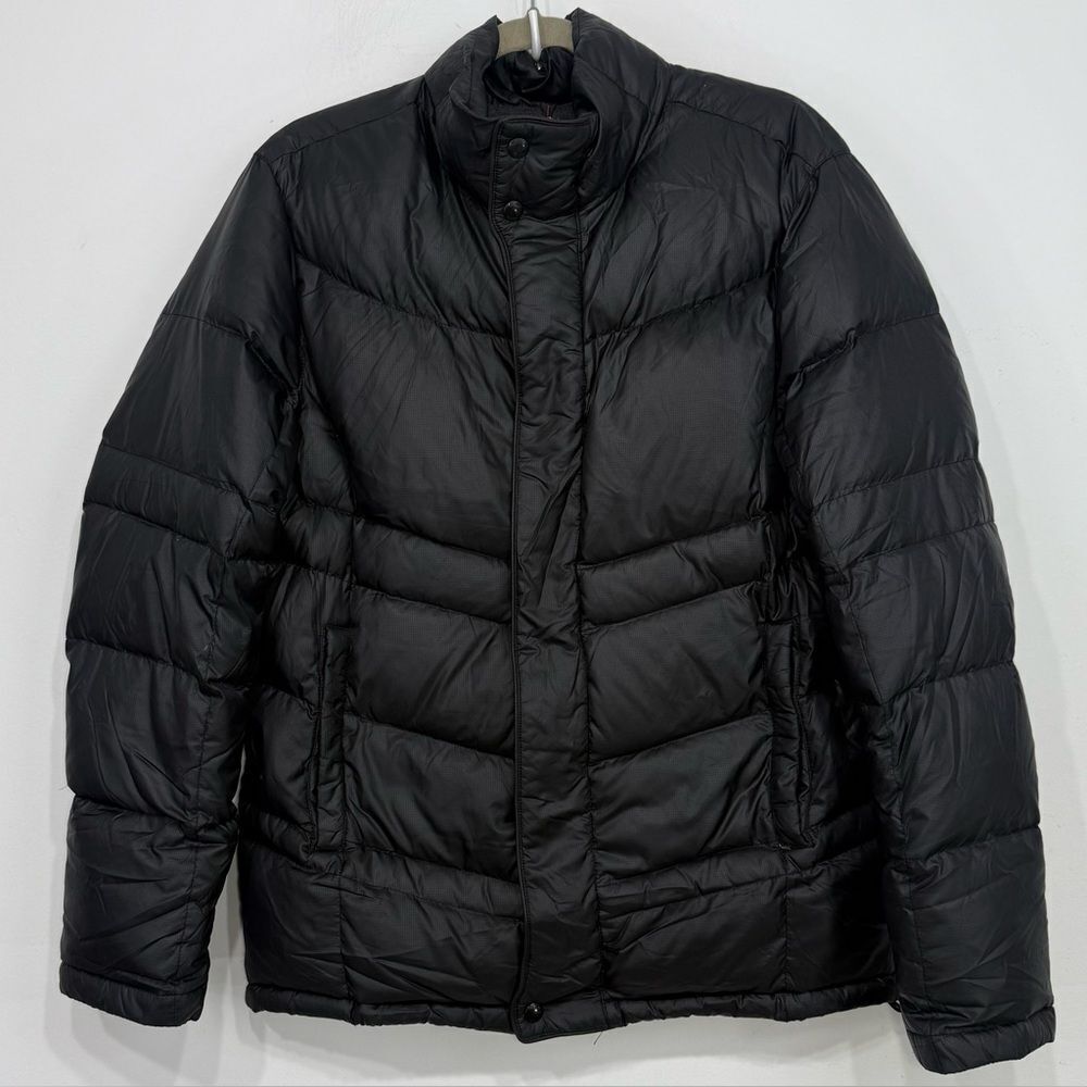 Tumi Pack Away Down Fill Black Puffer Jacket Coat
